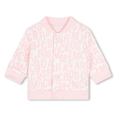MARC JACOBS Set de pants con playera para bebe rosa reversible
